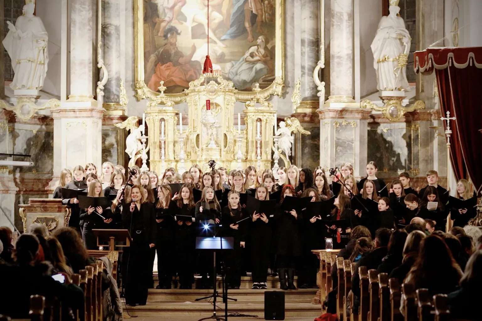 Kirche St Landolin Schule Ettenheim