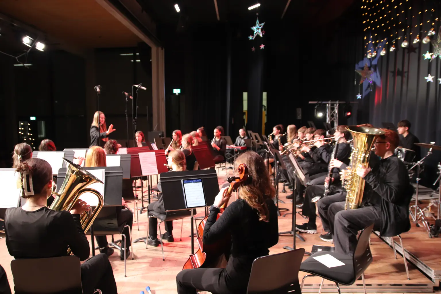 St. Landolin Schule Winterkonzert Bläserklassen Gutjahr Pfeiffer
