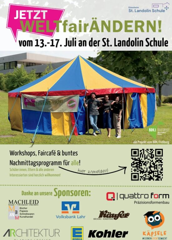 Weltfairändern Plakat