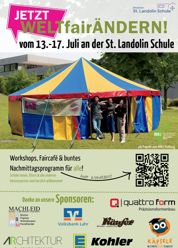 Weltfairändern Plakat